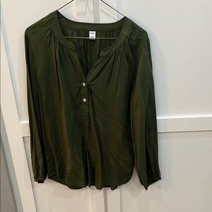 Old Navy Deep Green Women's Blouse